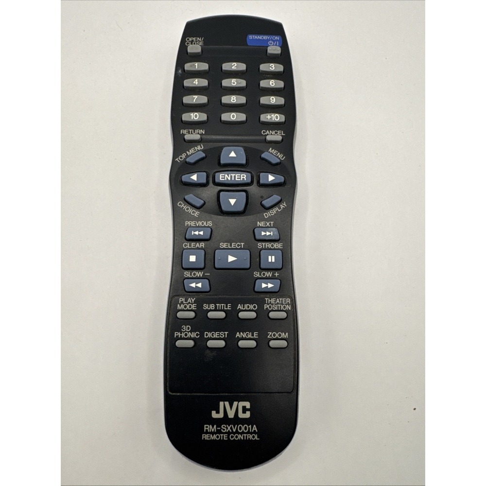 JVC RM-SXV001A OEM‎ Remote Control Pre-owned Tested - Picture 4 of 4